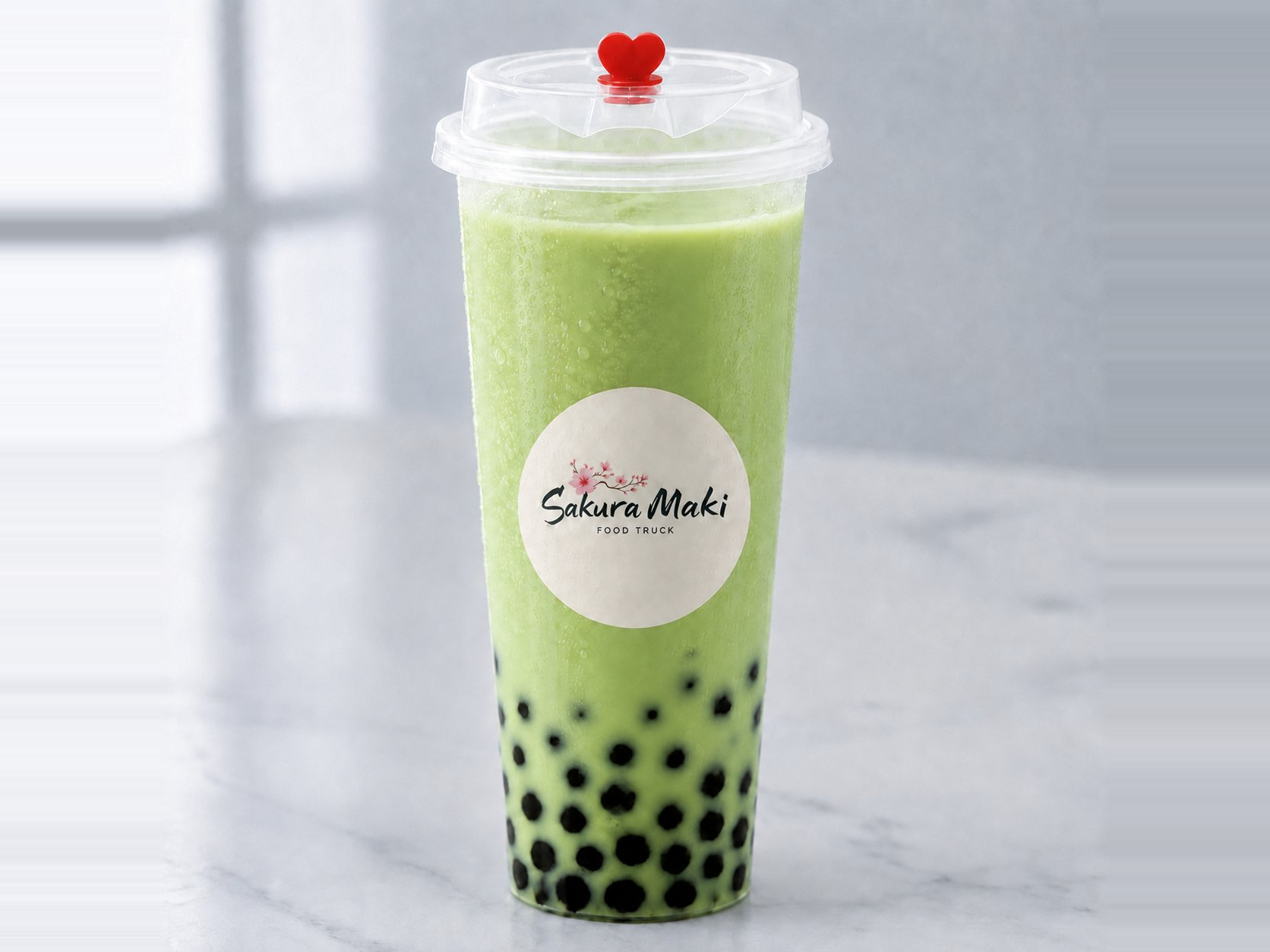 Honeydew Boba Milk Tea