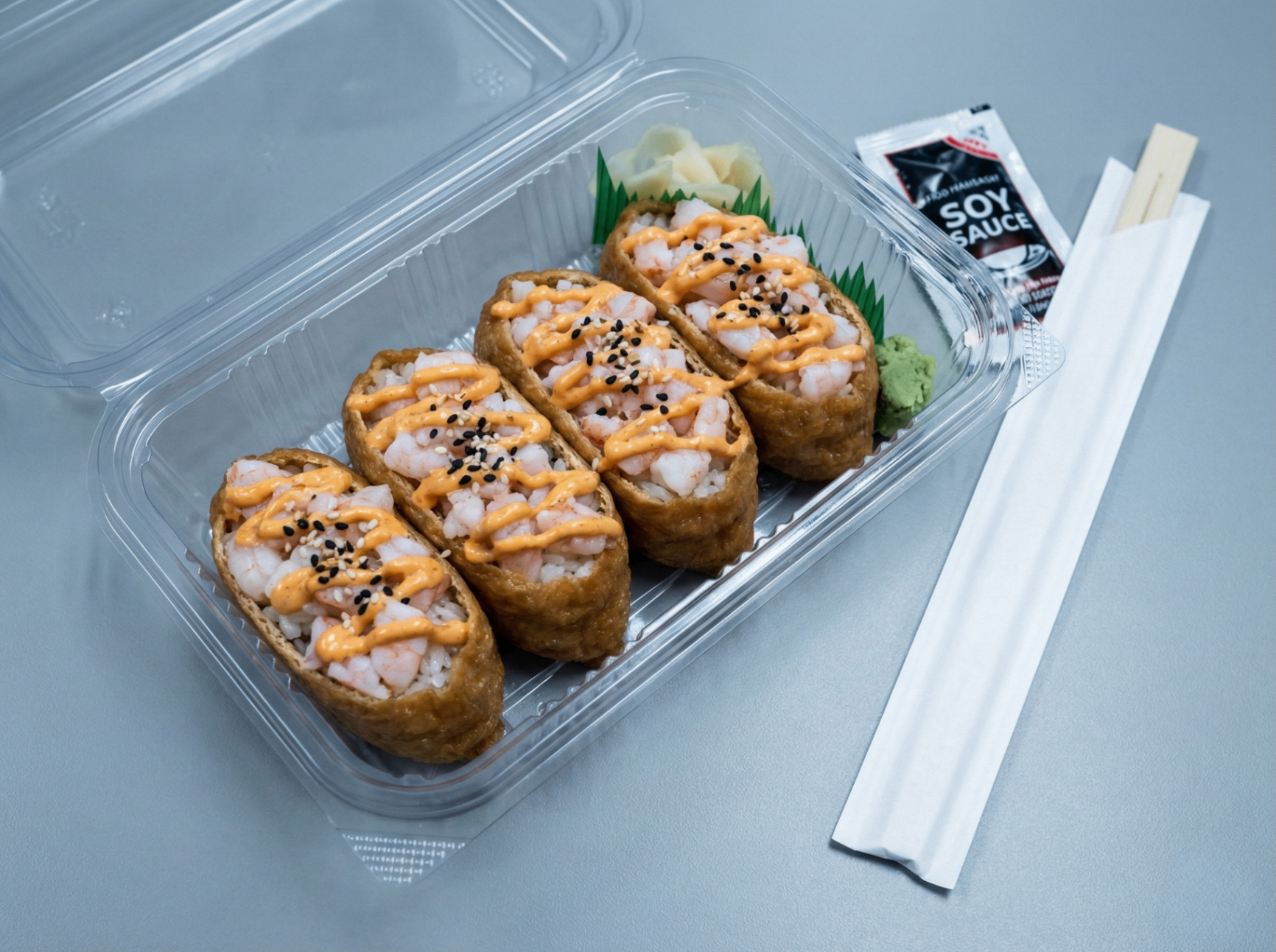 Spicy Shrimp Inari